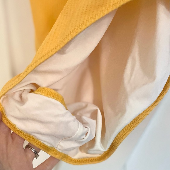 SOLID & STRIPED Amelia Yellow Swimsuit - Picture 6 of 8